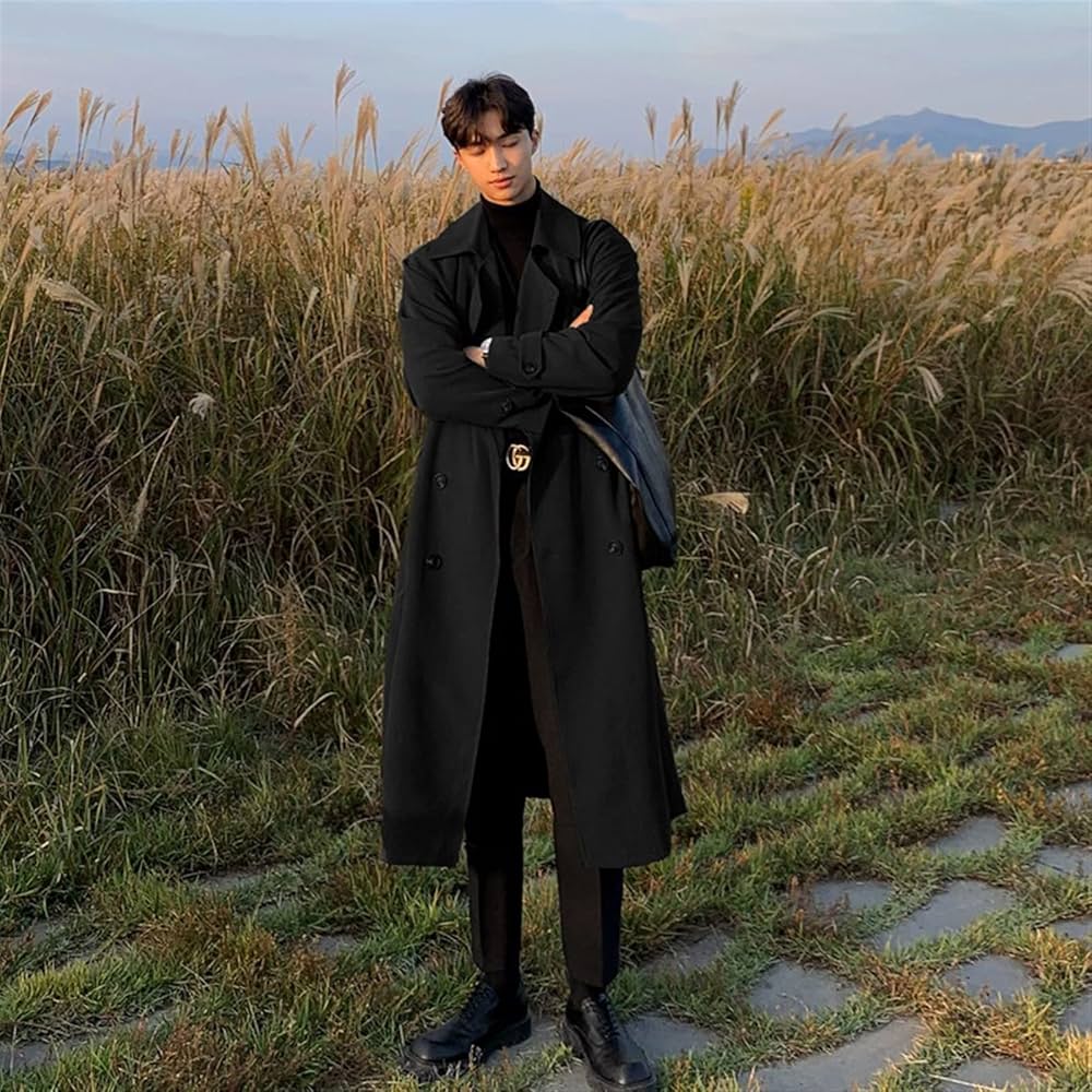 EP'S Men's Premium Wool Windbreaker Coat