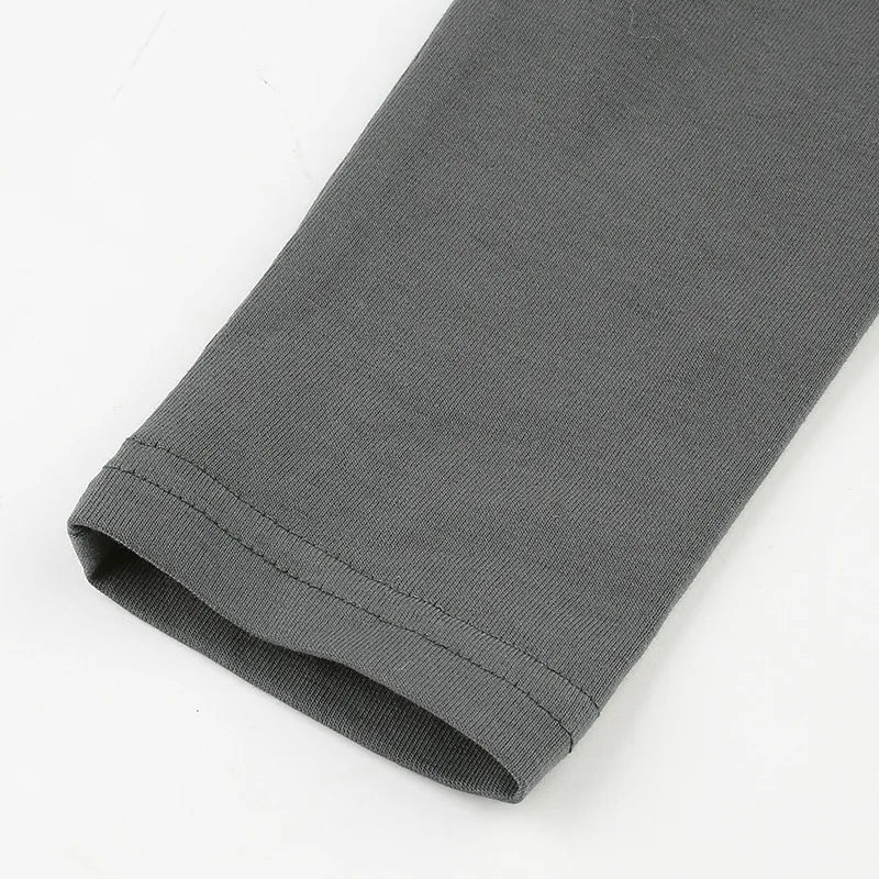 EP'S Solid Basic Long Sleeve Womens