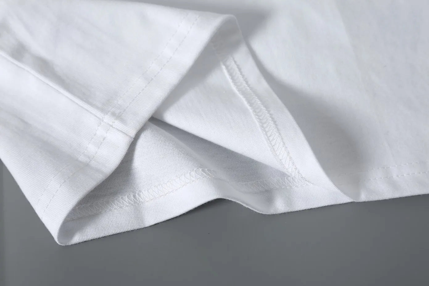 EP'S Mens White/blue T-shirt Short-sleeve