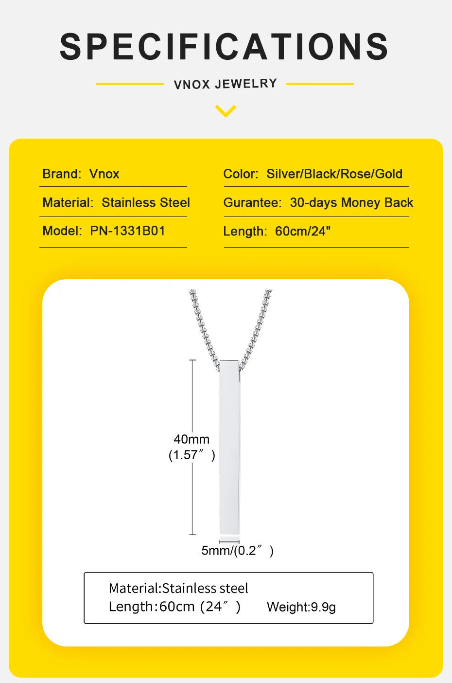EP'S Necklaces for Men