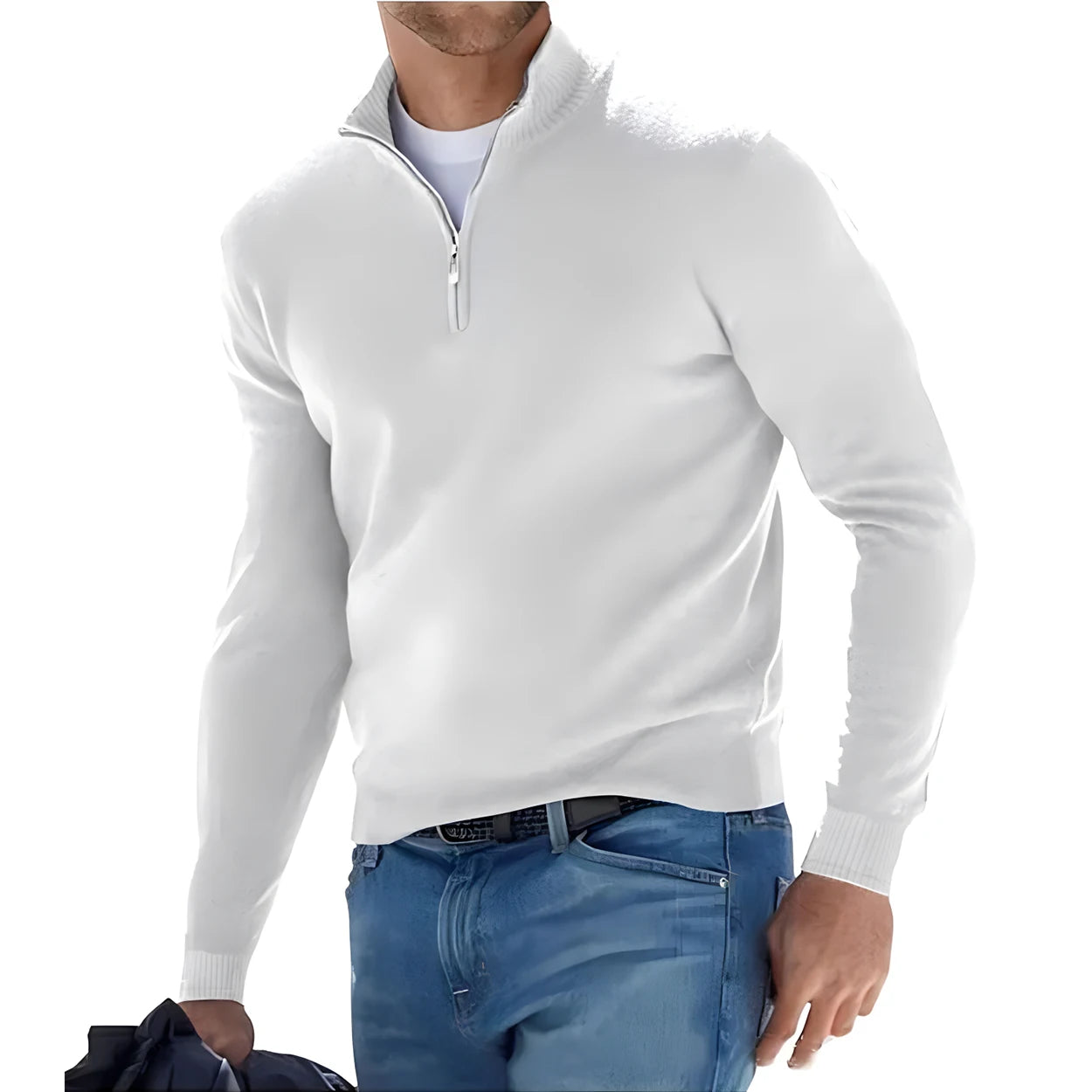 EP'S Men's Sweatwear Warm, Half Zipper