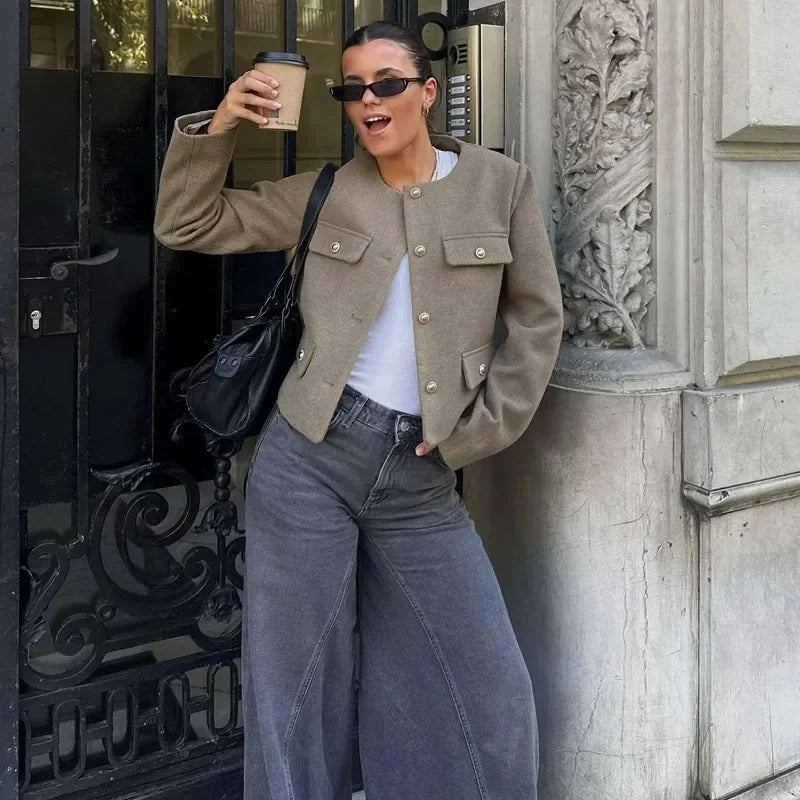 EP'S Woman Outerwears Long Sleeve coat