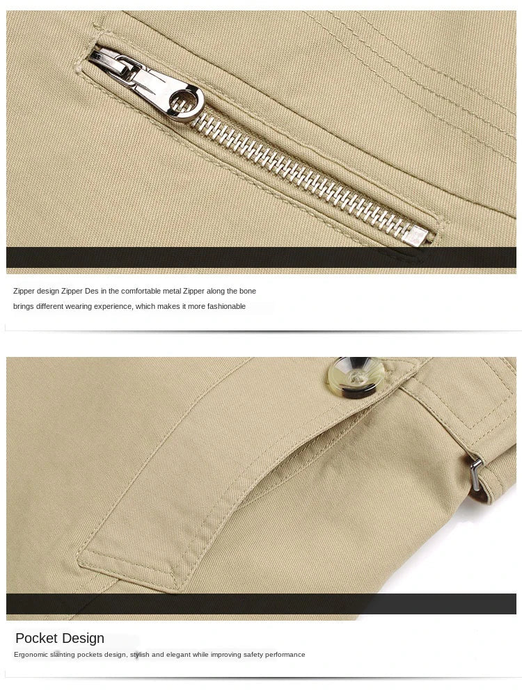 EP'S Men' Business Trench Coat