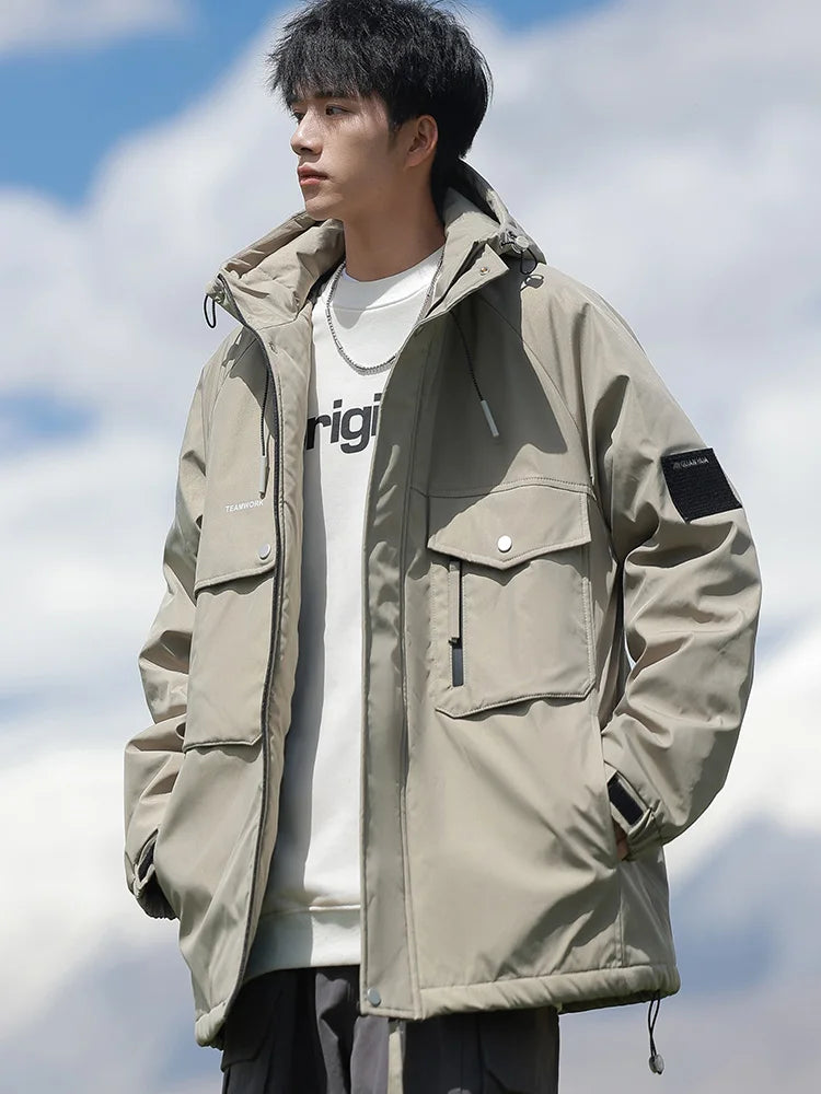 EP'S Men's Winter Jacke Korean Fashion