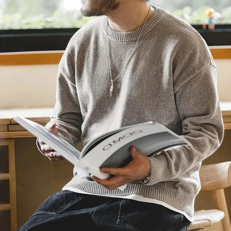 EP'S Neck Sweater for Men