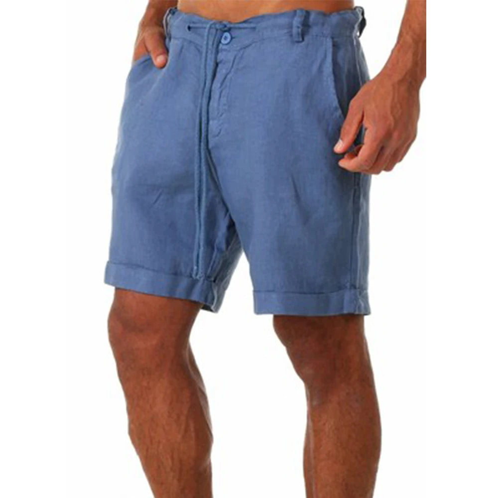 EP'S Men's Cotton Linen shorts