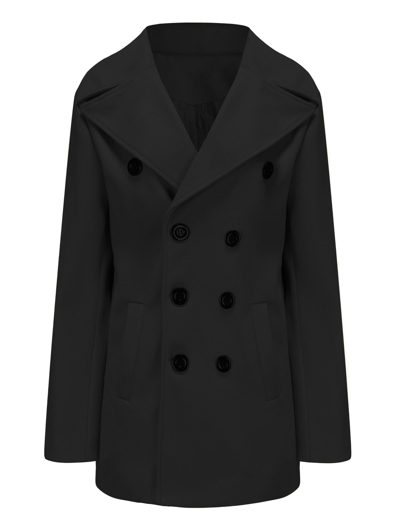 EP'S Coat long-sleeved woolen coat