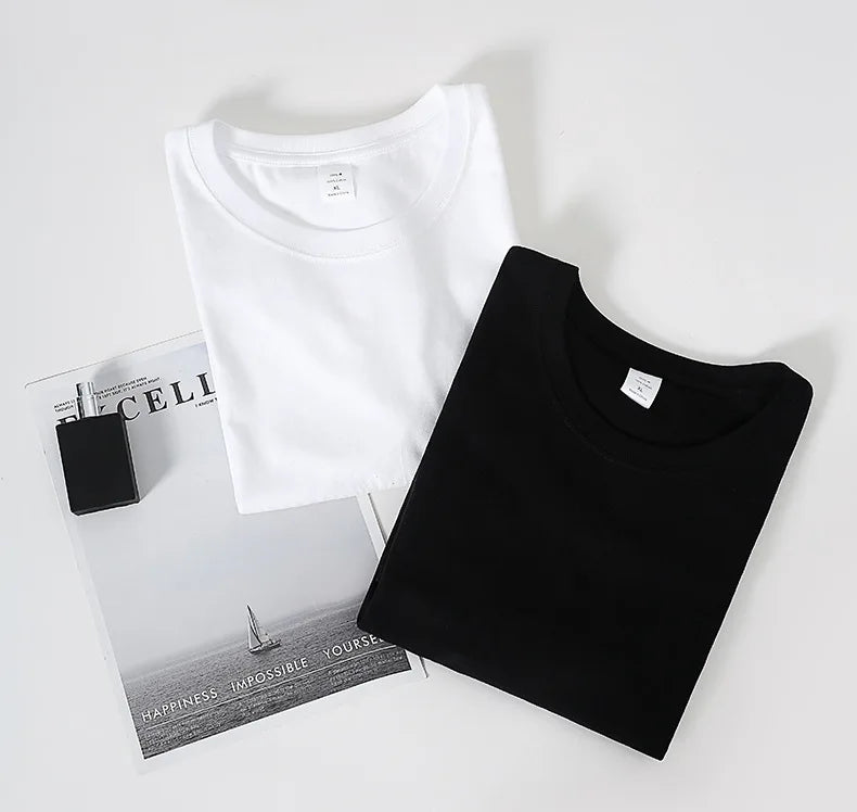 EP'S Mens White/blue T-shirt Short-sleeve