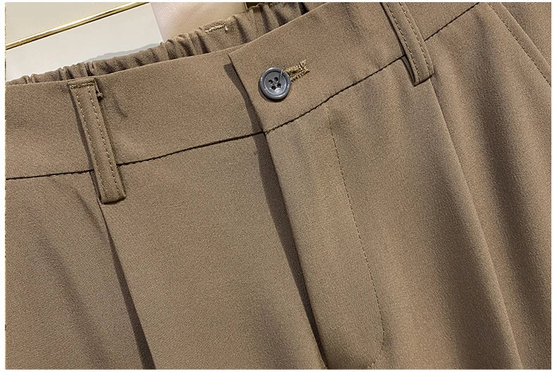 EP'S Men Dress Pants Men Korean Fashion