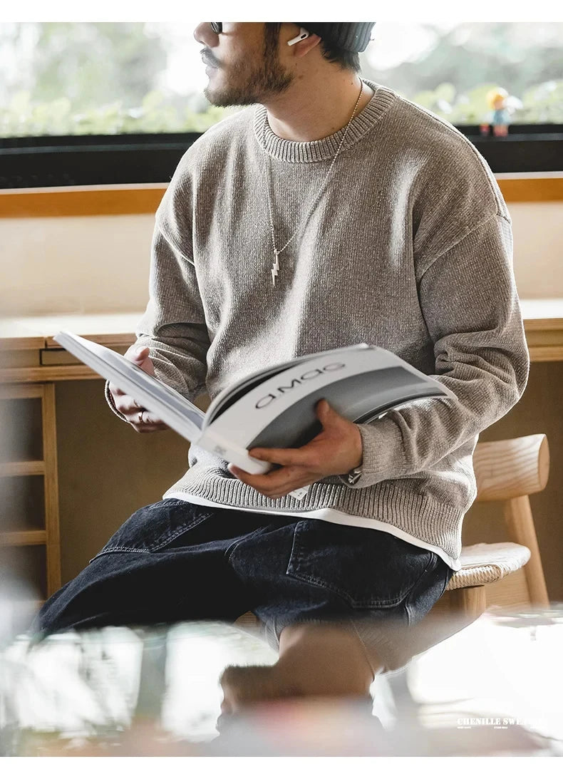 EP'S Neck Sweater for Men