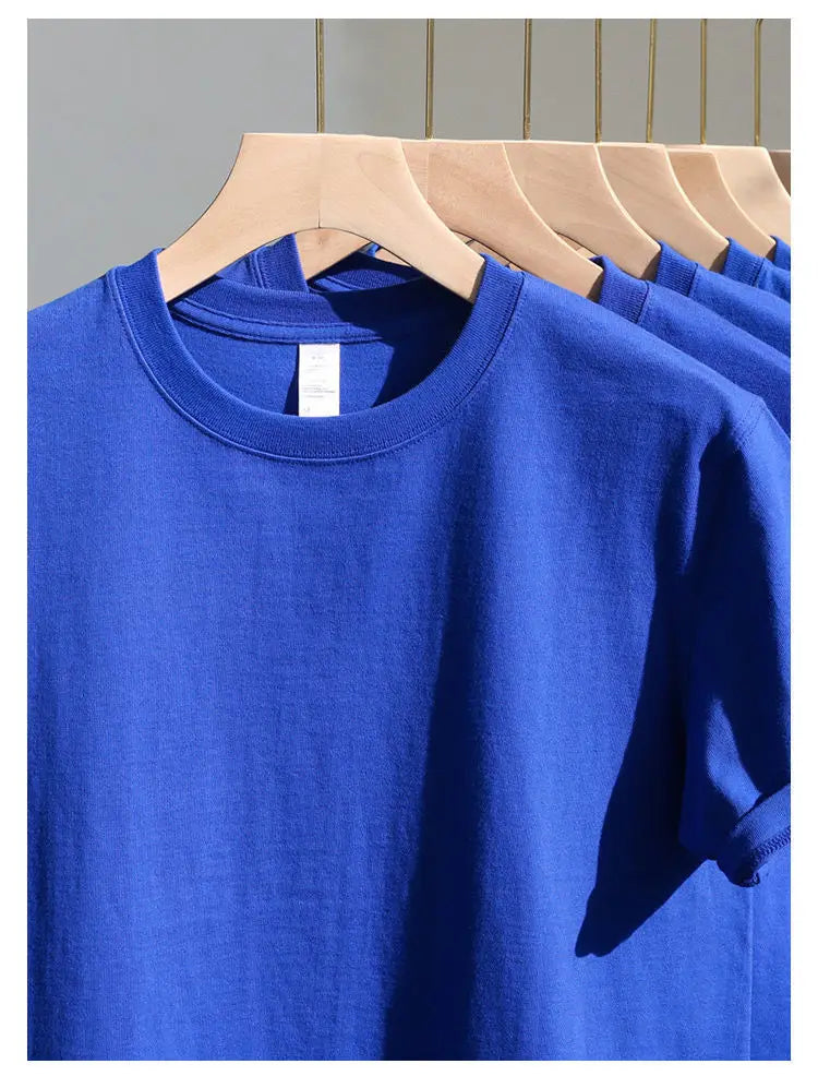 EP'S Mens White/blue T-shirt Short-sleeve