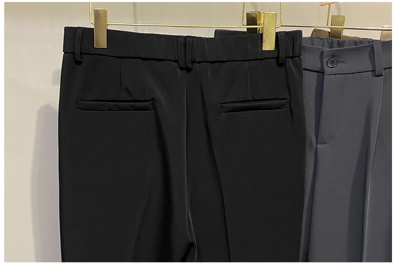 EP'S Men Dress Pants Men Korean Fashion