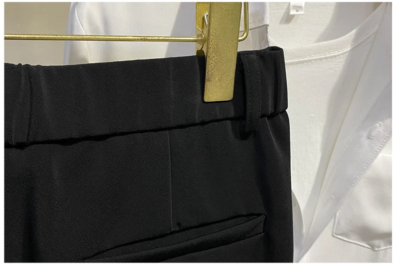 EP'S Men Dress Pants Men Korean Fashion