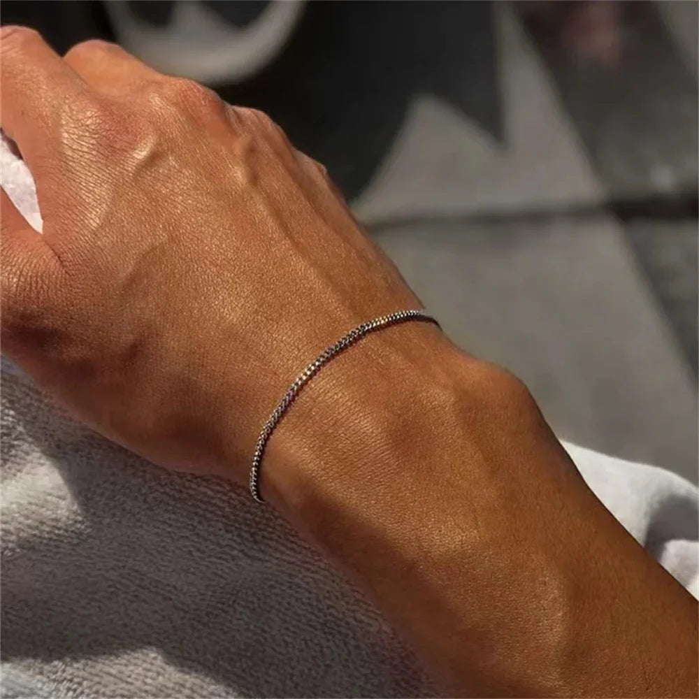 EP'S Stainless Steel Chain Bracelet