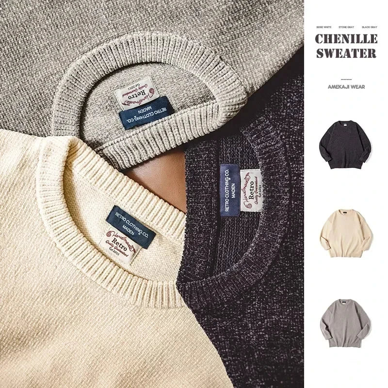 EP'S Neck Sweater for Men