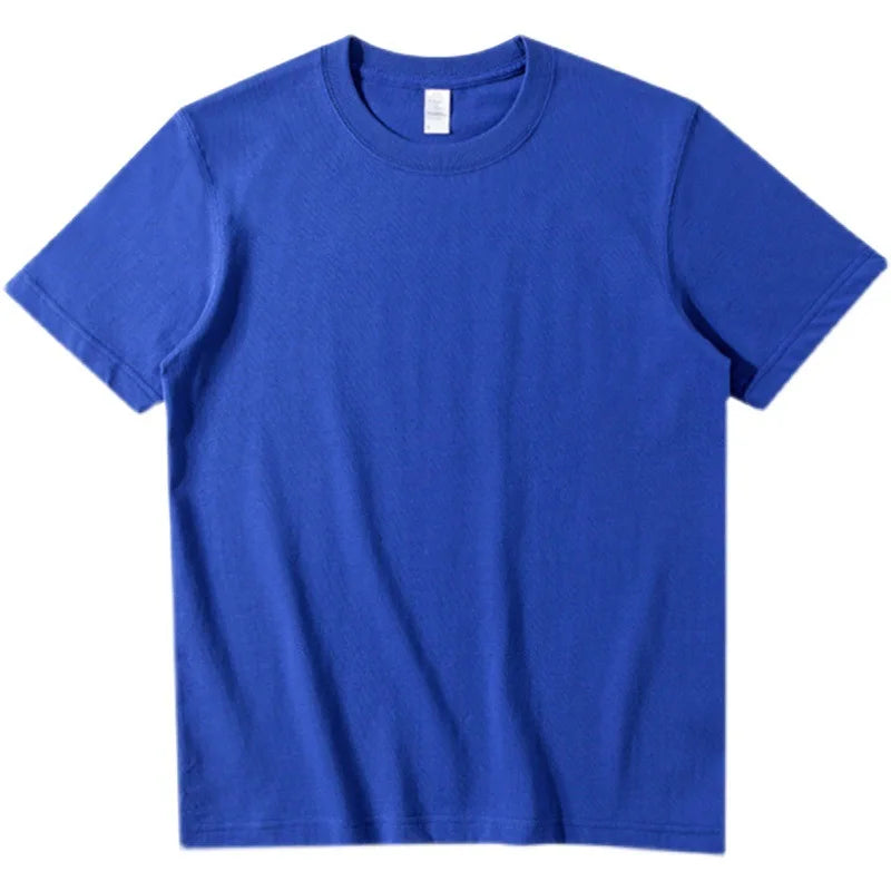 EP'S Mens White/blue T-shirt Short-sleeve
