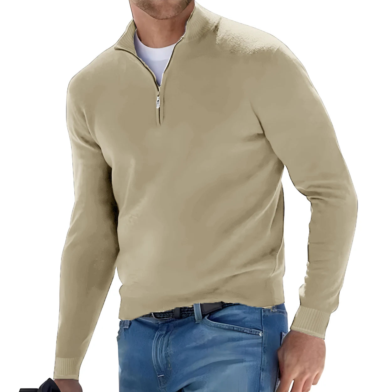 EP'S Men's Sweatwear Warm, Half Zipper