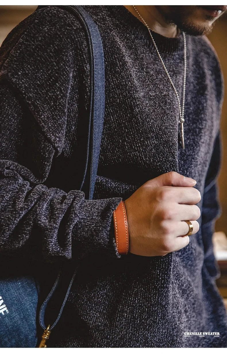 EP'S Neck Sweater for Men
