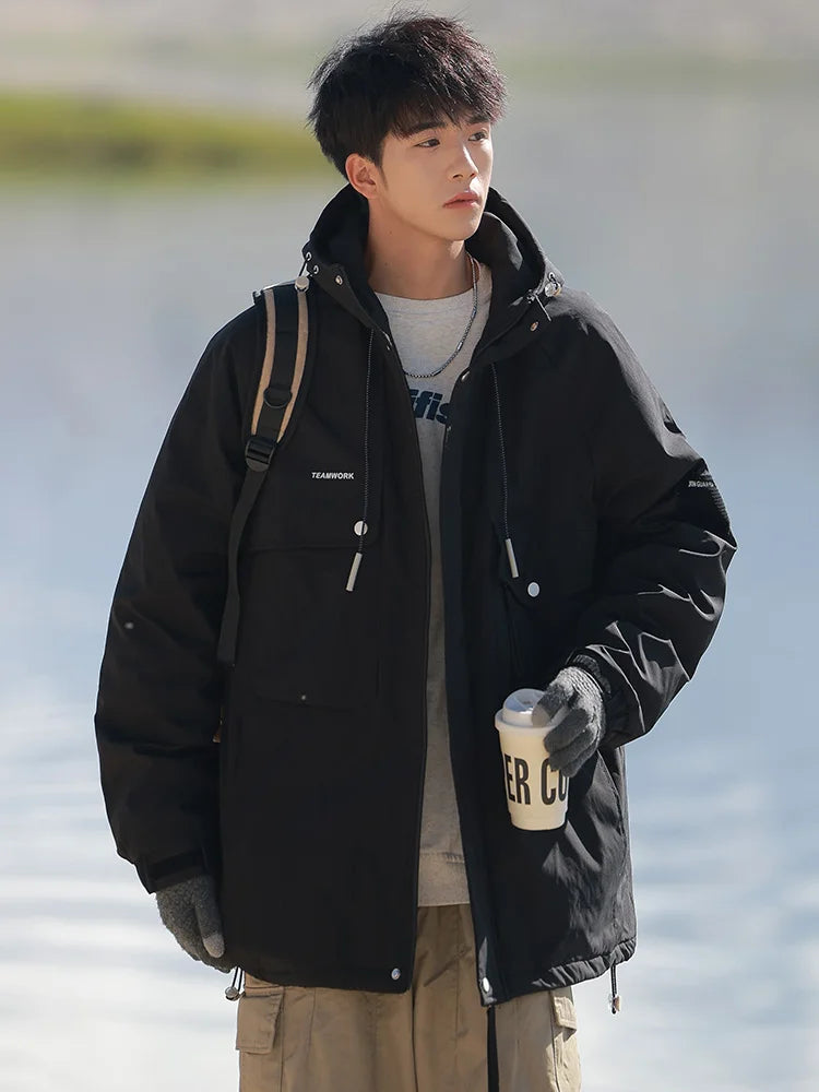 EP'S Men's Winter Jacke Korean Fashion