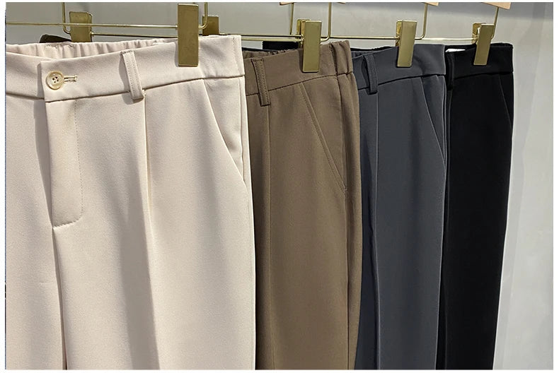 EP'S Men Dress Pants Men Korean Fashion