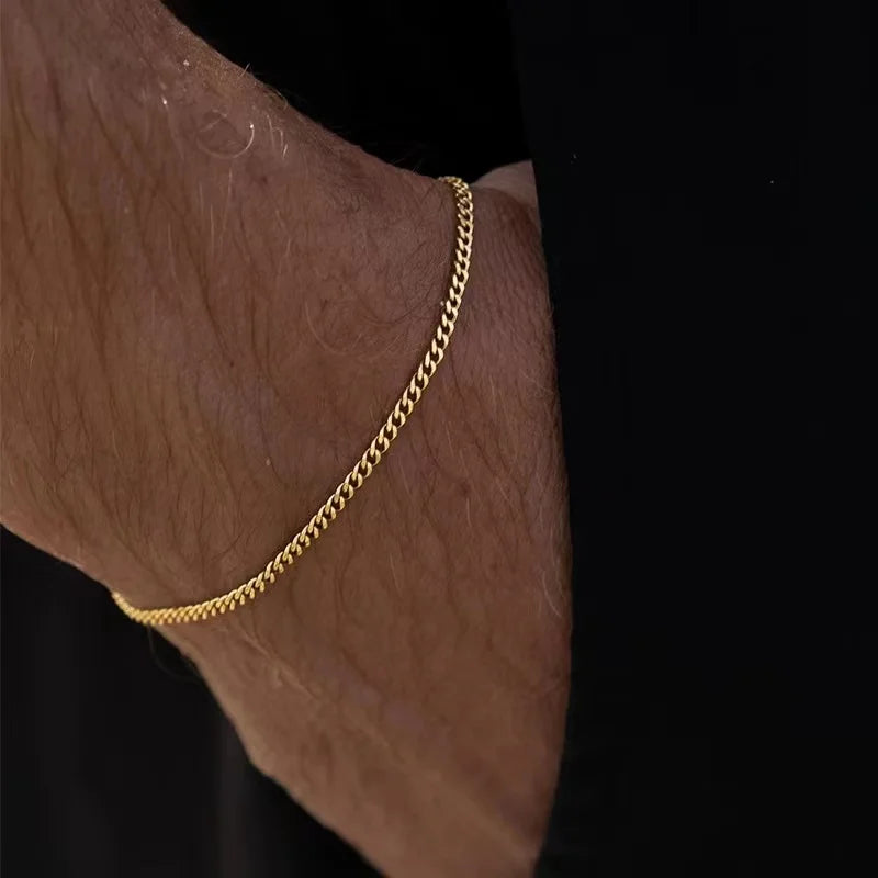 EP'S Stainless Steel Chain Bracelet