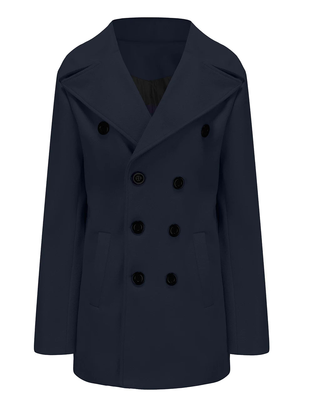 EP'S Coat long-sleeved woolen coat
