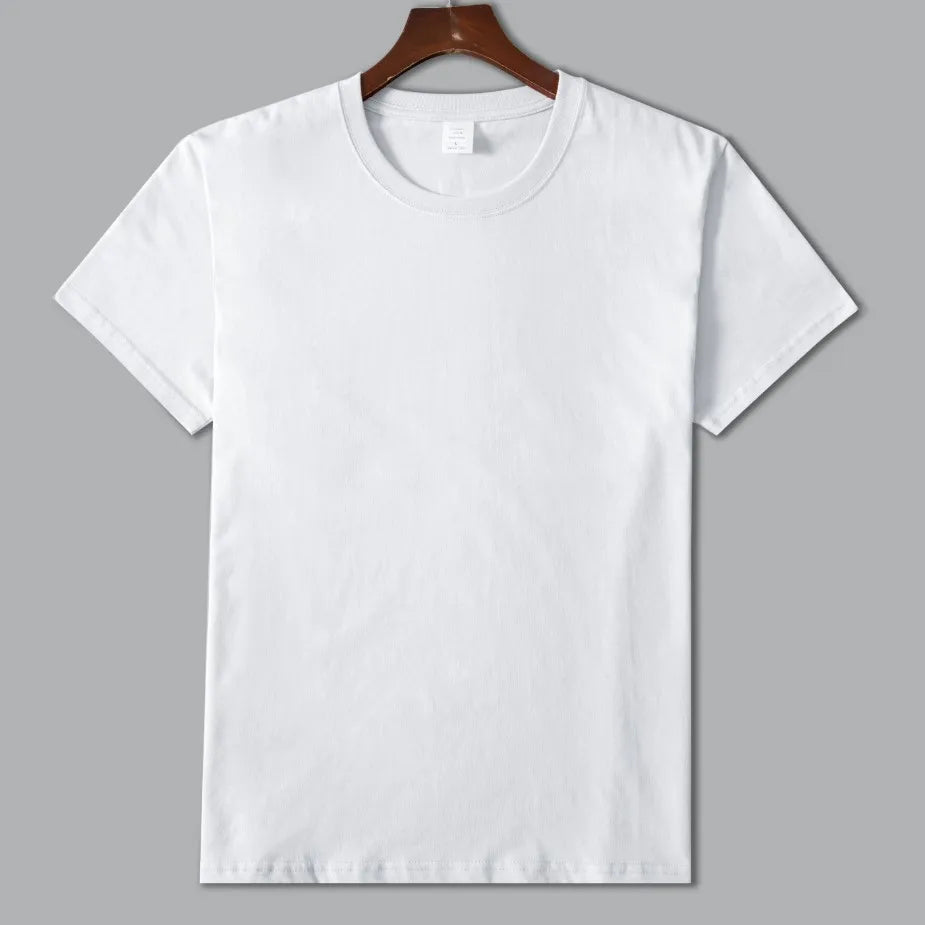 EP'S Mens White/blue T-shirt Short-sleeve