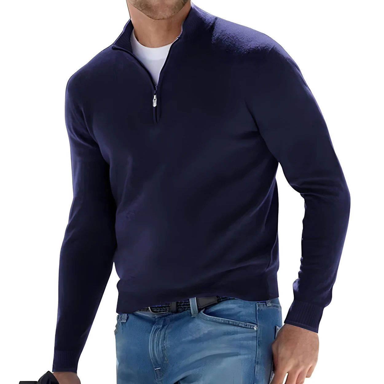EP'S Men's Sweatwear Warm, Half Zipper