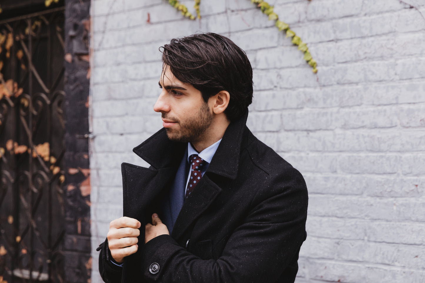 EP'S Men's Premium Wool Windbreaker Coat