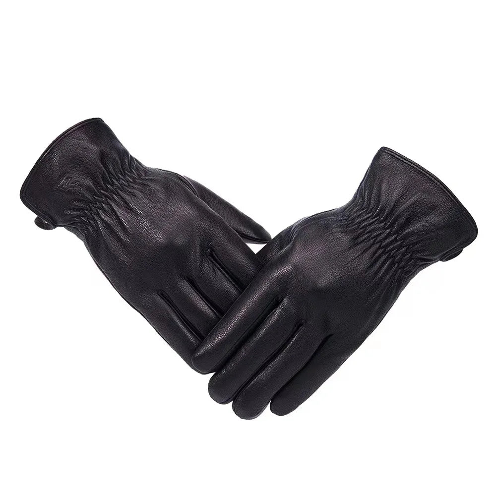EP'S Men's , warm and soft men's leather gloves