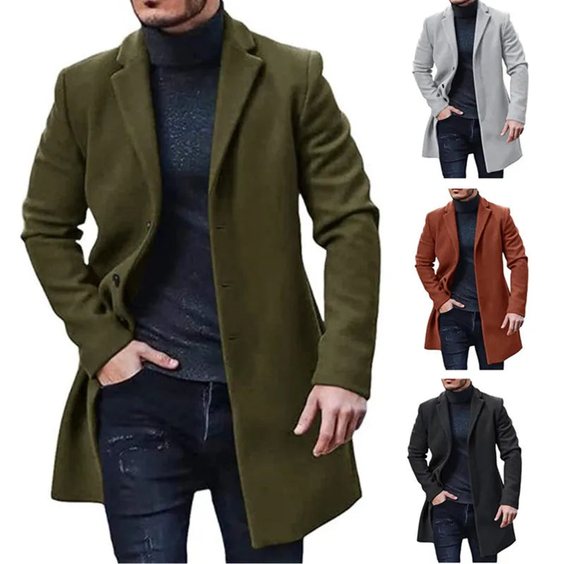 EP'S Men's Casual Outerwear/Coats
