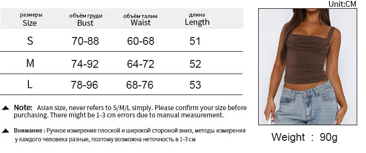 EP'S Women Streetwear Casual Slim Sleeveless