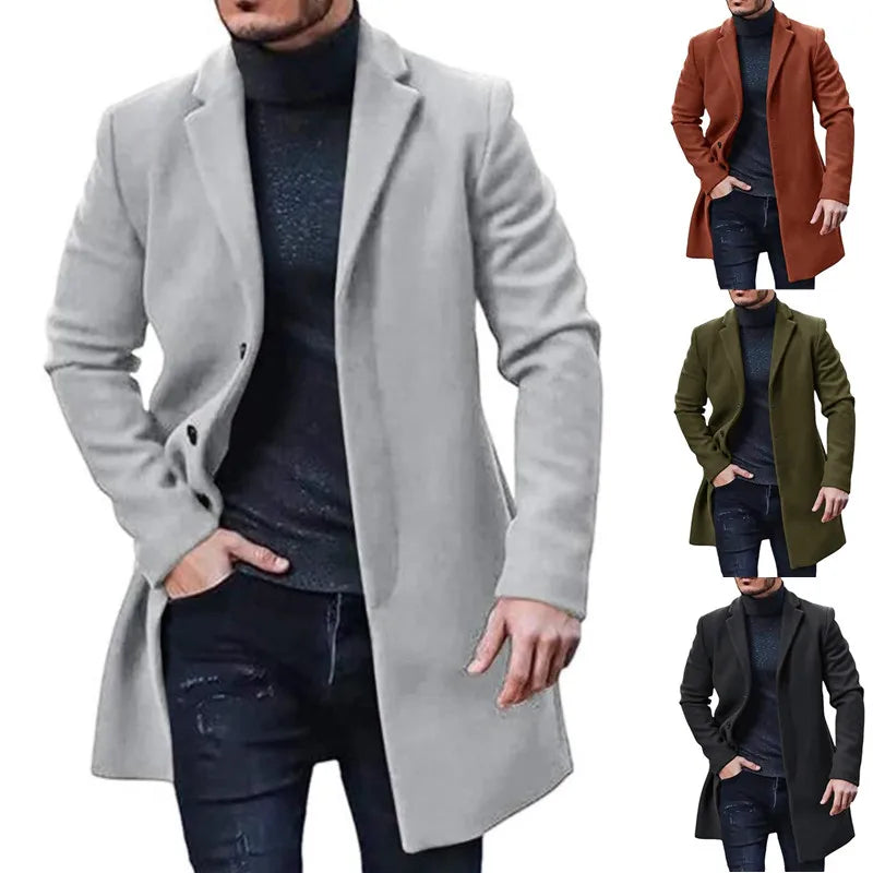 EP'S Men's Casual Outerwear/Coats